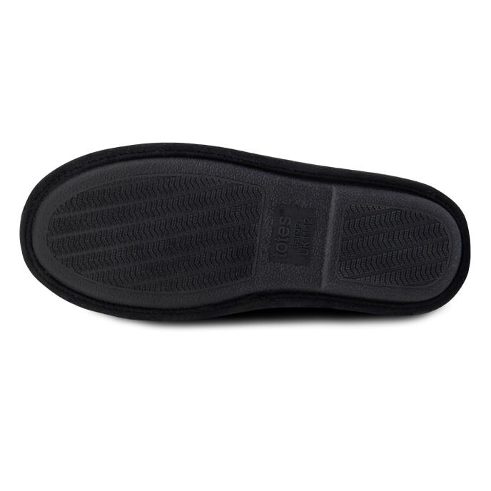 totes toasties® Mens Knitted Ombre Mule Slipper Grey Extra Image 6